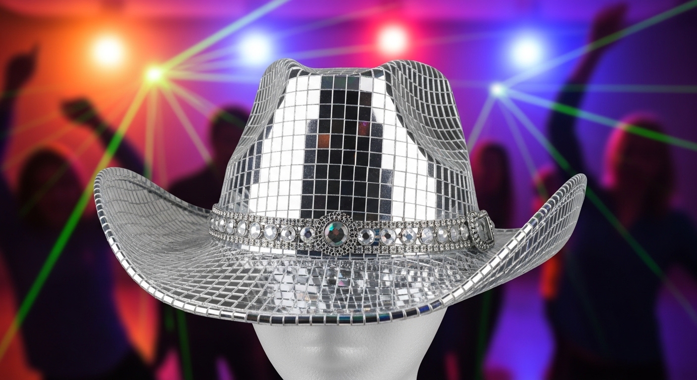 shop disco cowboy hat
