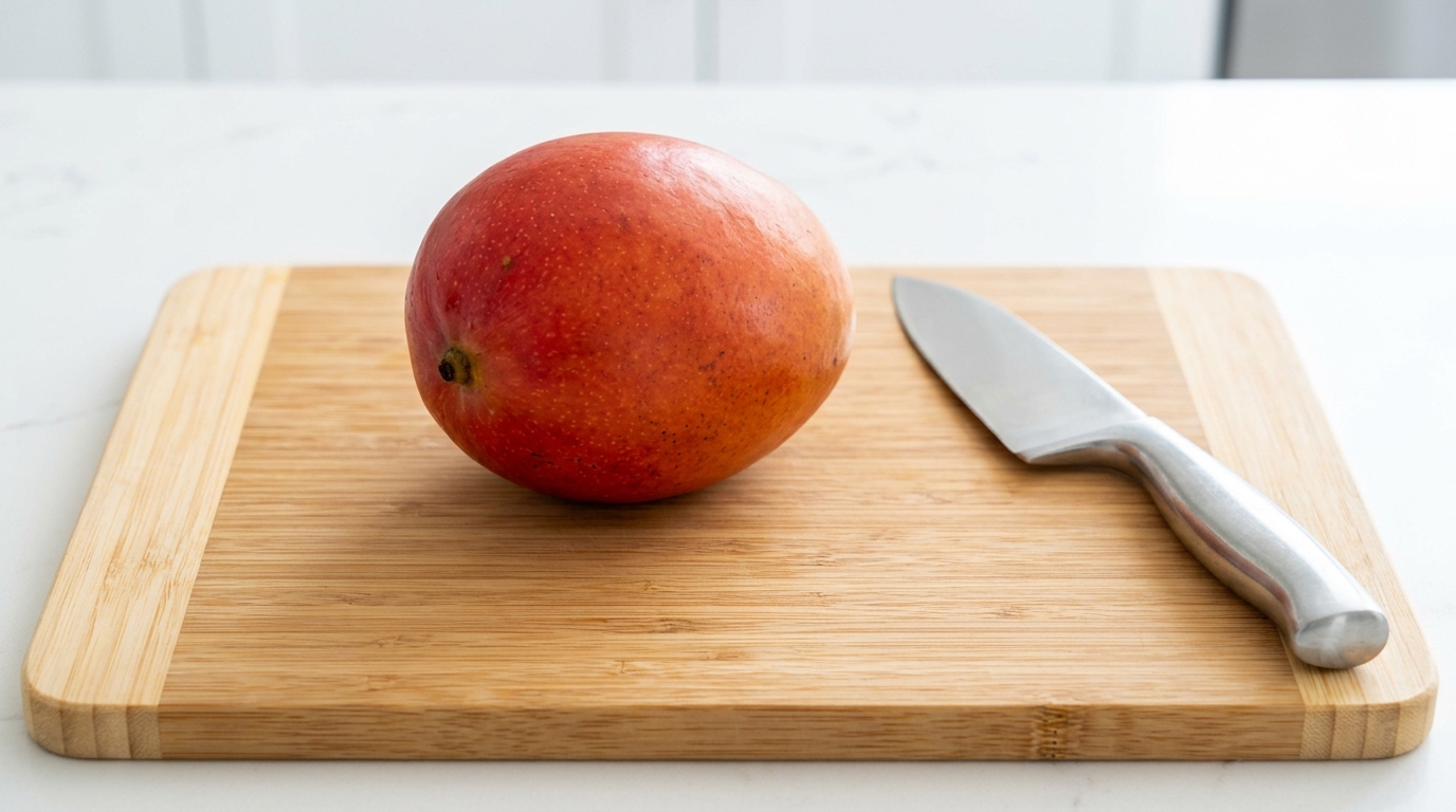 how to cut a mango