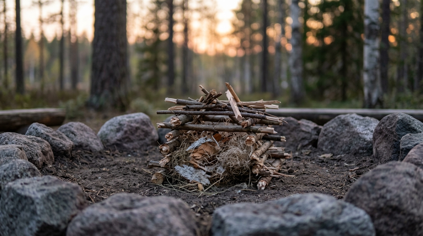 how to build a campfire