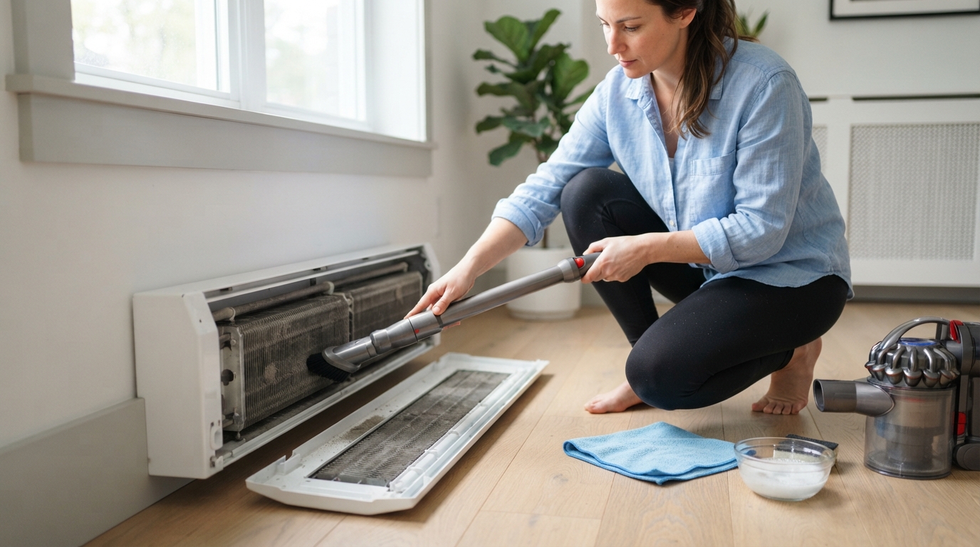 how to clean baseboard heaters
