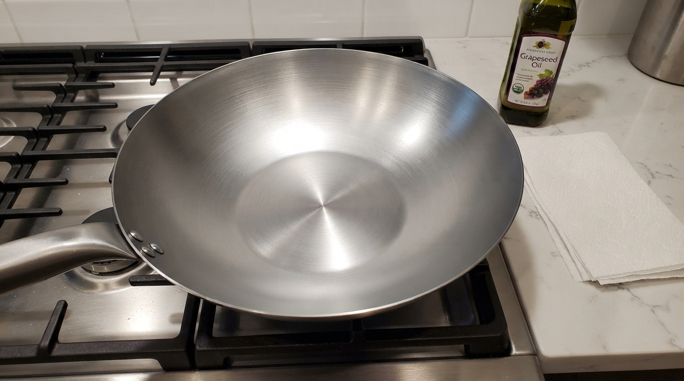 how to season a wok